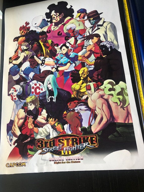 street fighter iii 3rd strike cover poster