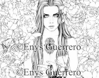 vampire coloring etsy