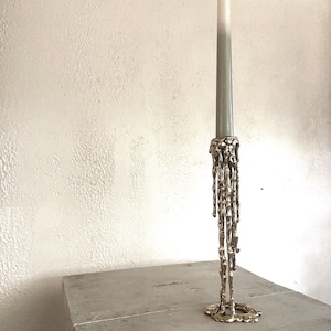 Candelabro de bronce con forma de gota n.° 2