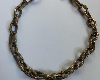 Bronze Chain link Choker