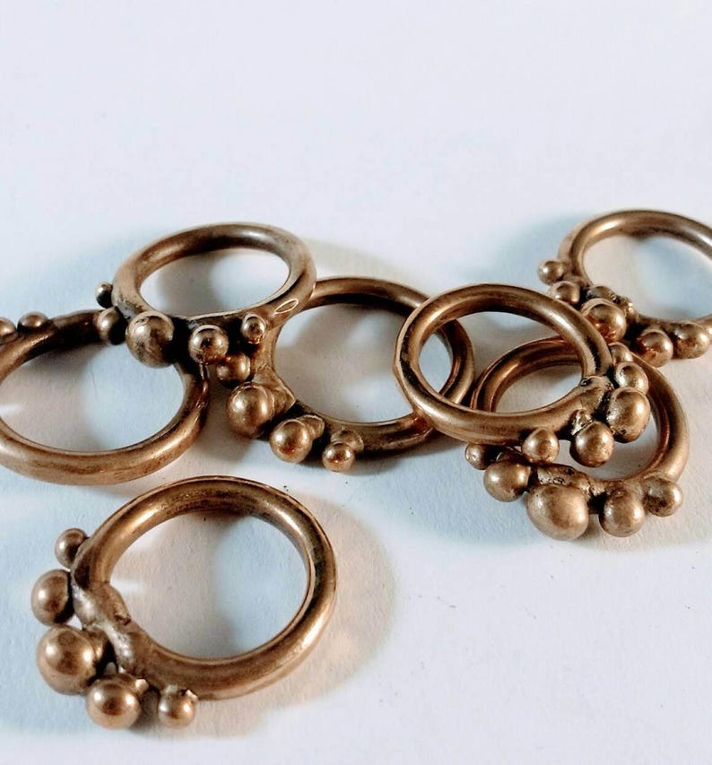 Bronze Gypsy Ring Etsy