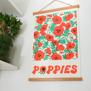 Limited Edition "Poppies" Screen Print