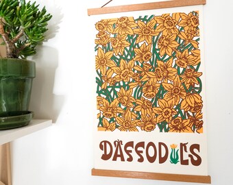 Limited Edition "Daffodils" Screen Print