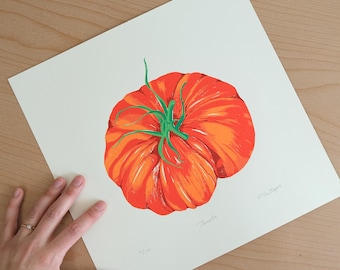 Heirloom Tomato Screen Print