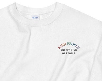 KIND PEOPLE - embroidered sweatshirt