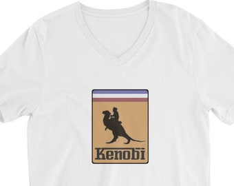 Kenobi (inspiré de Ferrari) t-shirt à col en V