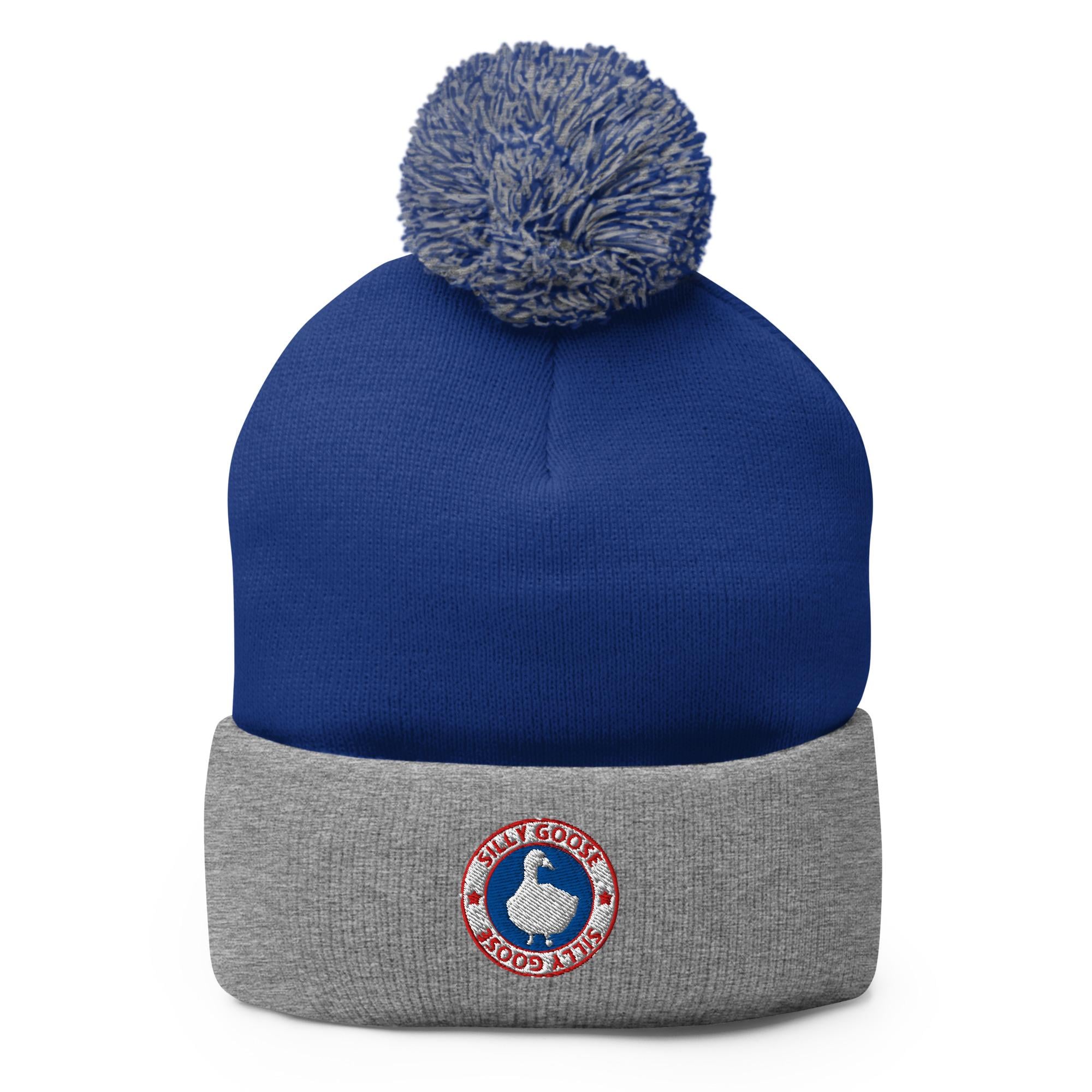 law canada goose beanie with pom pom