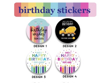 Adesivo personalizzato per feste di compleanno / arco di palloncini, adesivo per sfondo - Italia