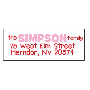 Personalized Address Labels, Any colors, Custom mailing labels