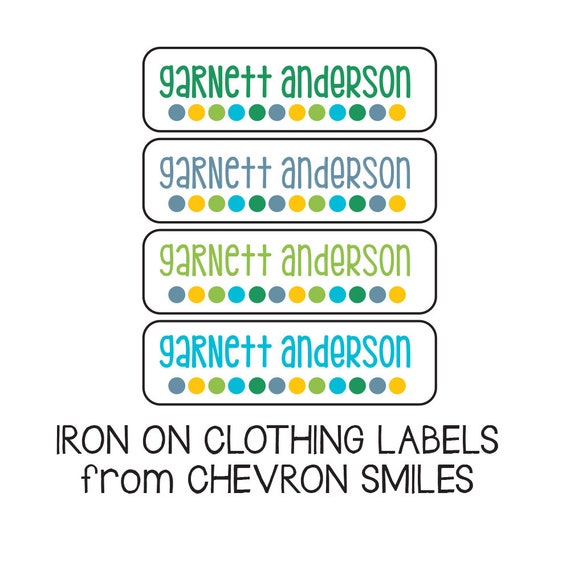 Iron On Labels  Iron On Clothing Stickers