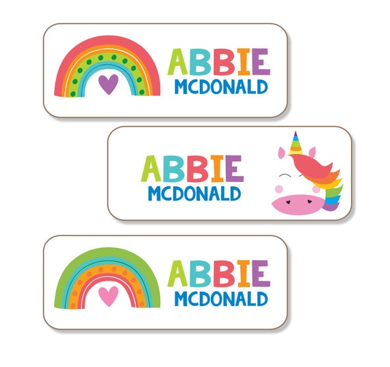 Name Stickers and Tags for Kids