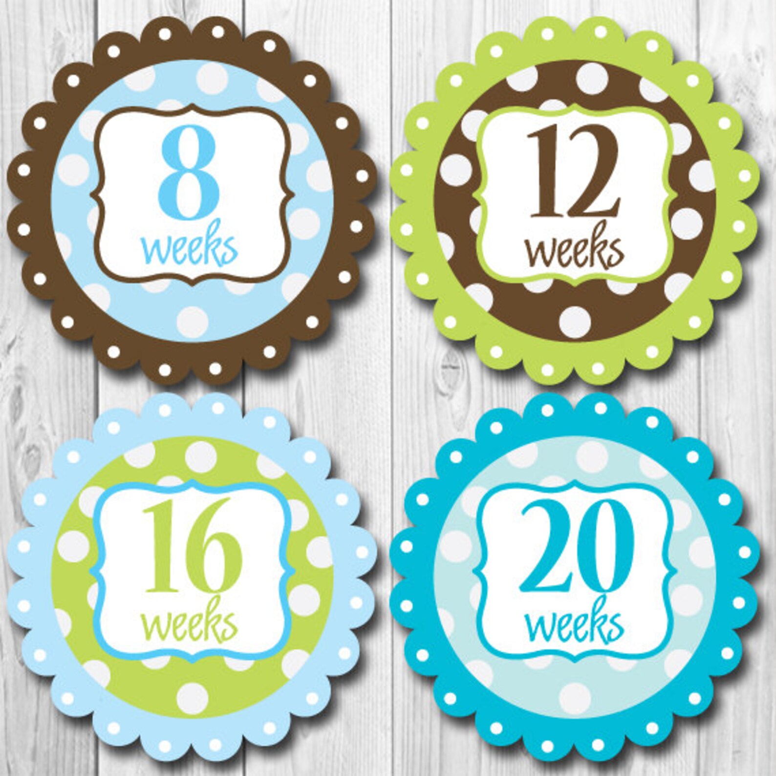 Maternity Stickers Weekly Pregnancy Stickers Baby Bump - Etsy