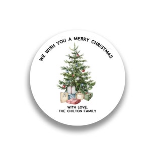 Etiquetas personalizadas para feriados, etiquetas personalizadas de feliz Natal, etiquetas para presentes de feriados, adesivos de/para, etiquetas para presentes de feriados/adesivos para lembrancinhas de Natal