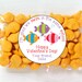 Goldfish Valentine's Day Treat Bag Stickers, Kids School of Fish ...
