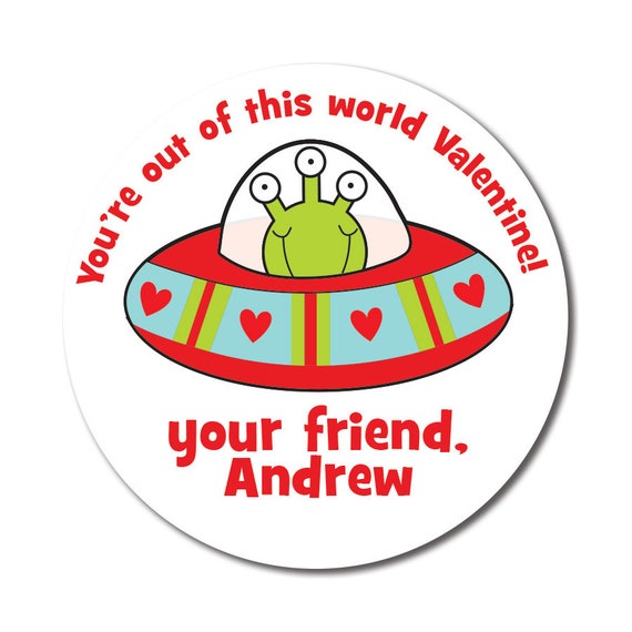 Valentine Stickers Out of this world Valentine Stickers Out of this world