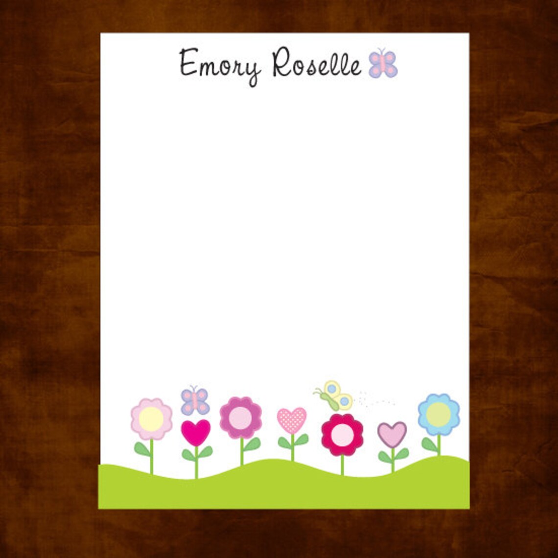 Personalized Notepad Birthday Gift Personalized Journal Etsy