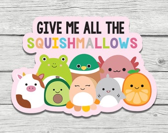 Squishmallow 30pc Sticker Set Kids Stickers Squishmallow 