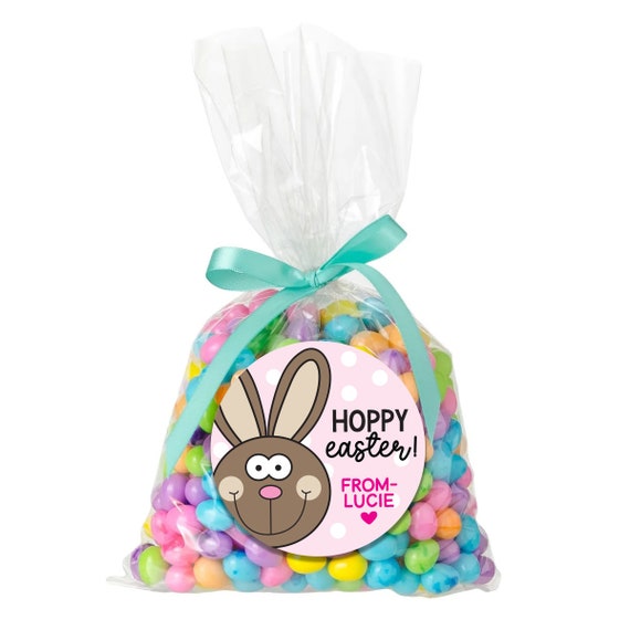 500 Adesivi Pasquali Rotondi - Con Coniglietti E Uova, Per Decorazioni Fai Da Te, Bambini E Lavoretti - Foto 5