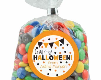 Trick or Treat Stickers, Halloween Stickers, Klaslokaal Goody Bag Favor Sticker