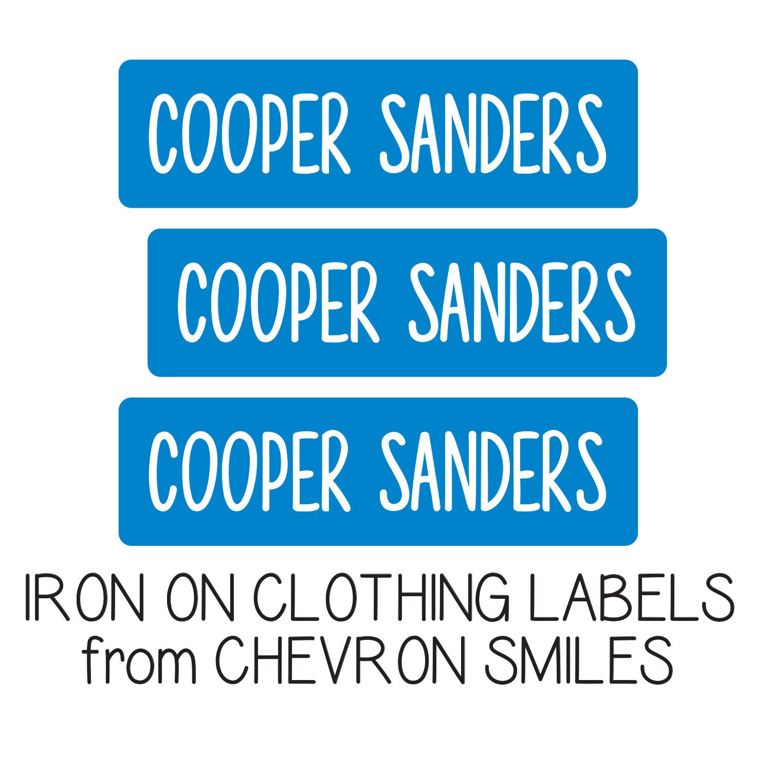 Camp Clothing Labels Iron On Fabric Stickers Boy Daycare Etsy