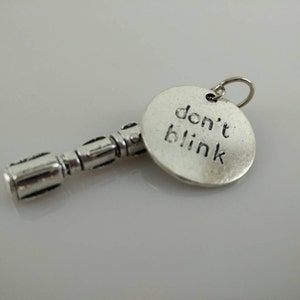 Don't Blink / Sonic Screwdriver Necklace Charm Bundle image 2