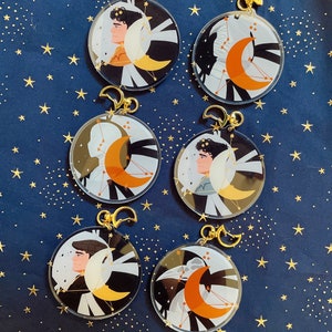 Moons Double Sided Charms