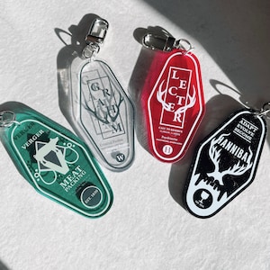 Hannibal Hotel Keychains