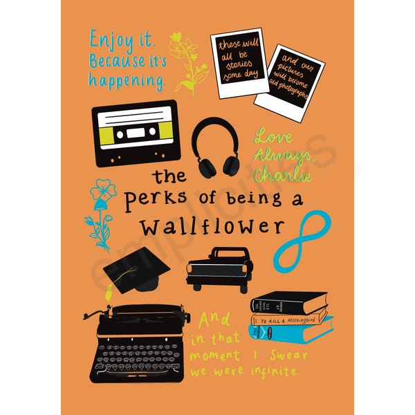 The Perks of Being a Wallflower Etsy UK