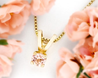 Ouro Preto Imperial Topaz Pendant Necklace: 14K Yellow Gold, Brazilian Gem