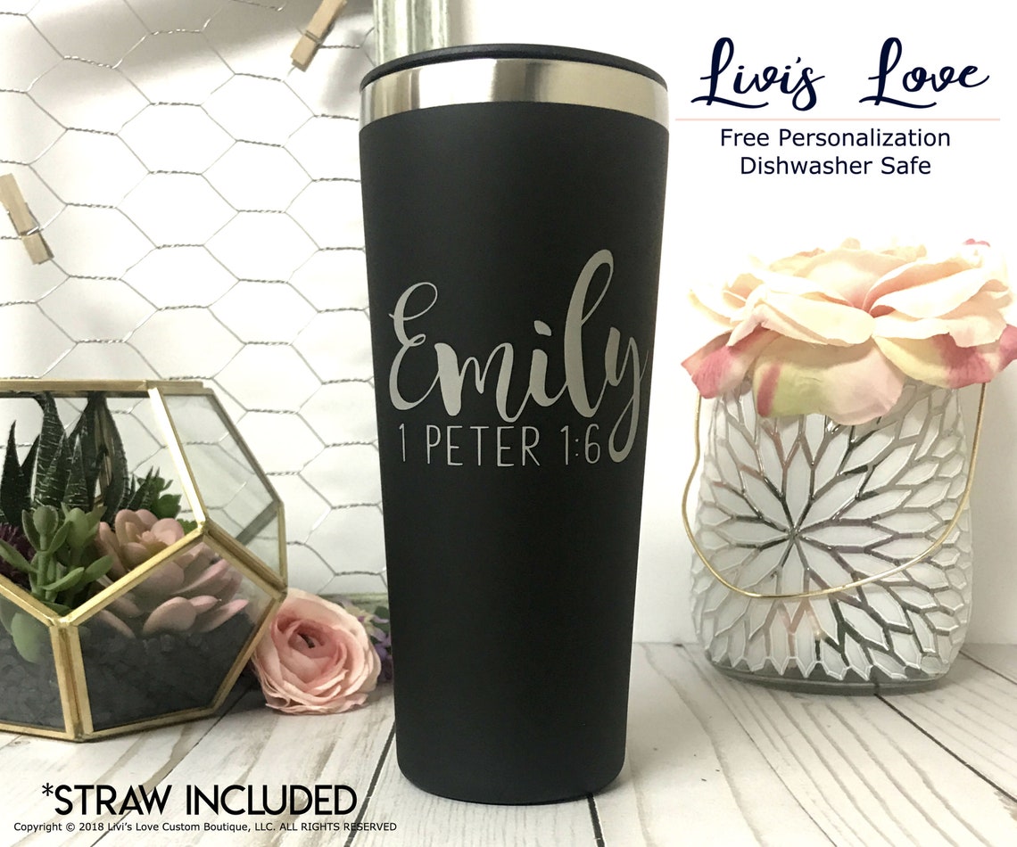 Name mugs personalized travel mugs engraved hot cold Etsy