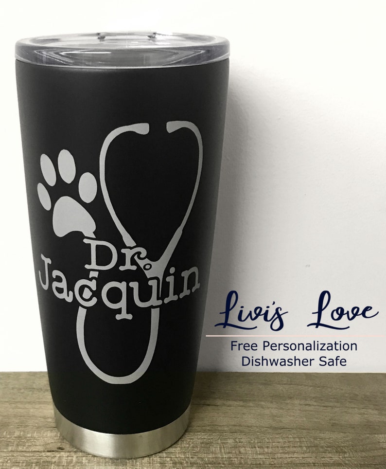 Vet Tech Travel Mug Dishwasher Safe Personalized Etsy