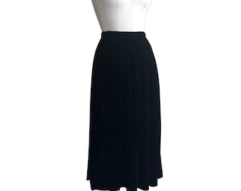 Etsy vintage black velvet skirt hotsell