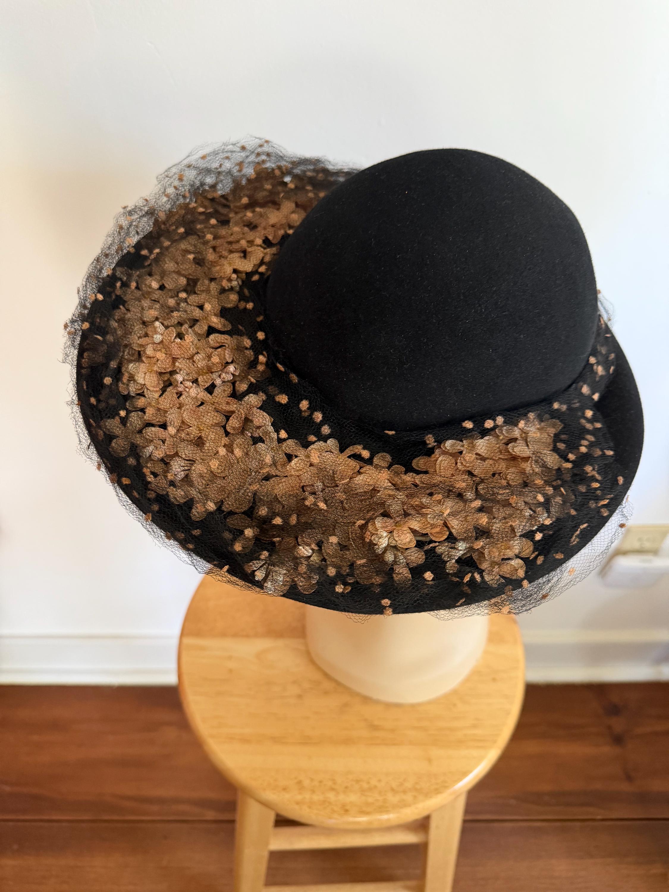 Vintage Cherry Blossom Hat: 1930s Era, Sunnyland Label - Etsy