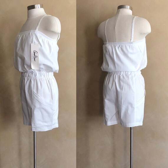 70’s White Romper Shorts 100% cotton - never worn