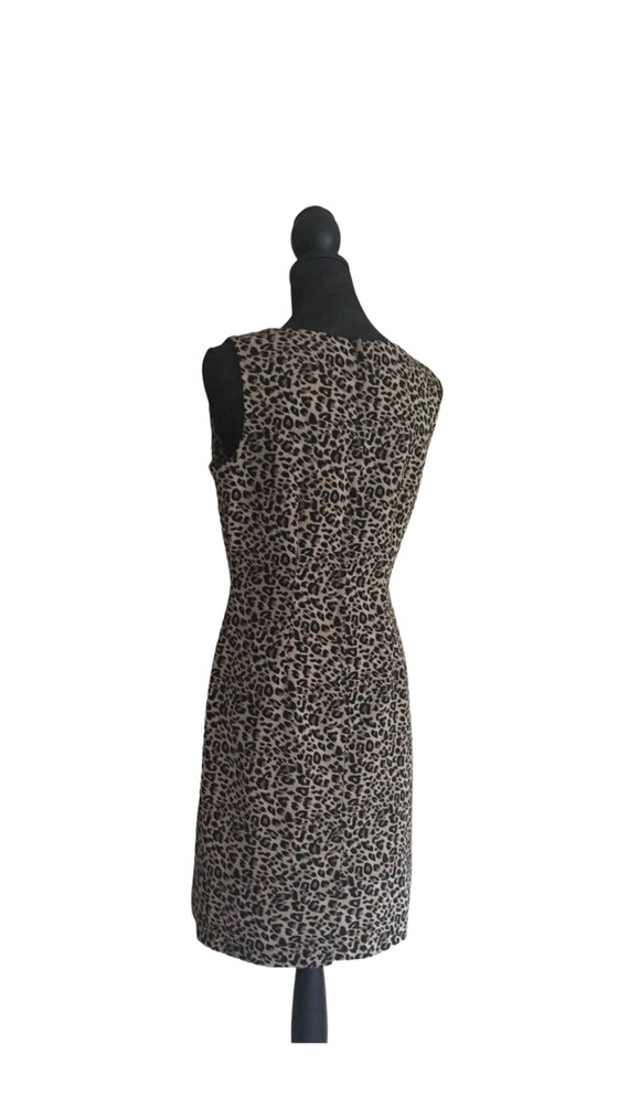 Vintage 80’s Leopard Print Dress - image 4