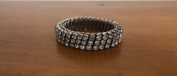 Vintage 1950’s Rhinestone Bracelet - image 4