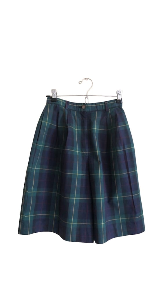 Brooks Brothers Green Tartan Plaid, Shorts preppy 