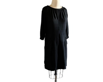 Vintage 1960's Black shift dress, little Black dress Vintage 1960's Black shift dress, little Black dress