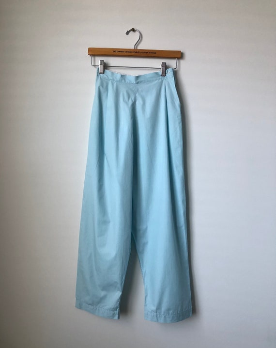 Vintage 1950’s Blue Cotton Pajamas, Vintage sleep… - image 5