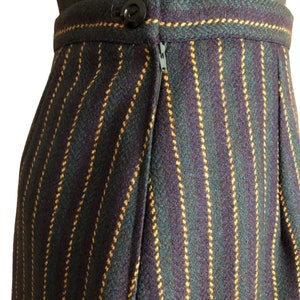 Vintage 1940’s era wool skirt, striped pencil style