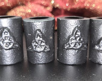 Chime Candle Holder ~ Triquetra ~ Cast Iron