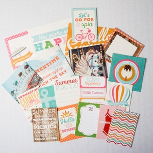 Carta Bella SOAK UP The SUN Journaling Cards Beach Set - Sand and Surf Collection includes 19 Cards