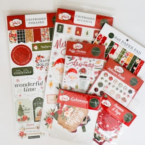 Carta Bella LETTERS TO SANTA Collection Set of 7 Items, Echo Park
