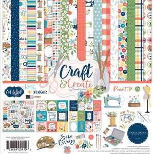 Carta Bella CRAFT AND CREATE Collection Kit 12 x 12 Echo Park