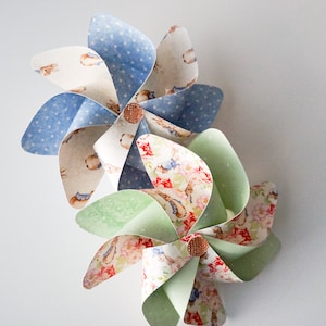 Pinwheels Beatrix Potter Peter Rabbit (101) - With Straws Bunny Double Spinners
