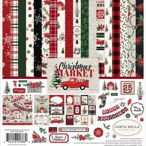 Carta Bella CHRISTMAS MARKET Collection Kit 12 x 12 Echo Park