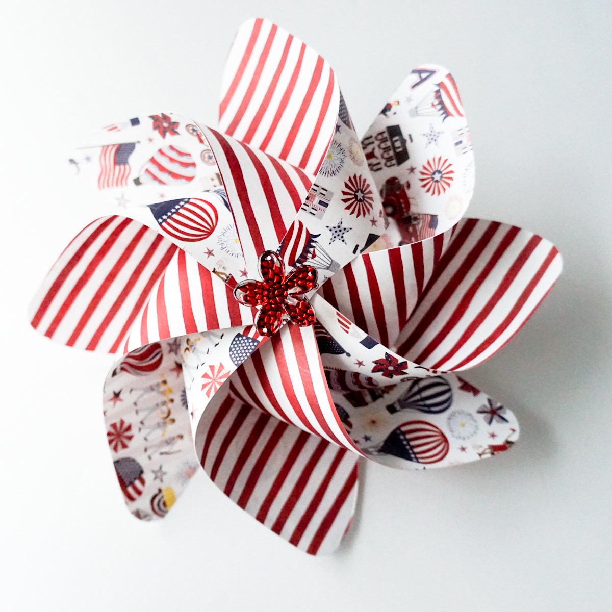 Pinwheels Fourth of July 878 Independence Day 4th of july  Etsy