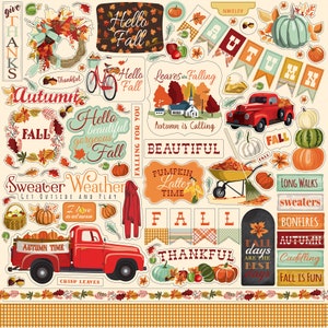 Carta Bella FALL BREAK Collection Kit 12 x 12 Echo Park image 2