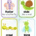 Movement Cards Bugs for Toddlers and Preschool, Busy Activities, Fun ...