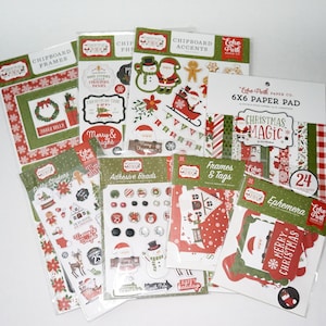 Echo Park CHRISTMAS MAGIC  Collection Set of 8 Items Carta Bella